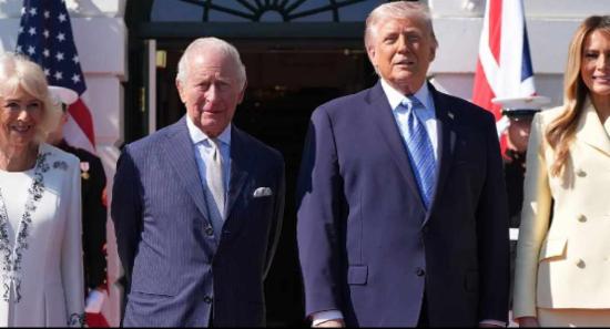 බ්‍රිතාන්‍ය රජු සහ රැජින සංචාරයක් සඳහා ඇමරිකාවට